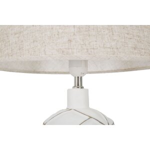 Mauro Ferretti lámpara de mesa líneas E27 Ø 35x60 cm blanco lavado