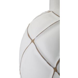 Mauro Ferretti lámpara de mesa líneas E27 Ø 35x60 cm blanco lavado