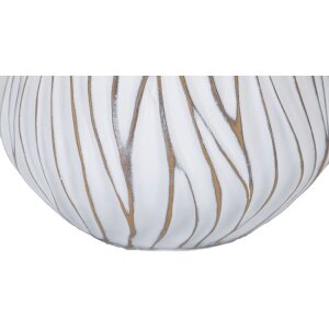 Mauro Ferretti lámpara de mesa Honduras E27 Ø 35x48 cm blanco lavado