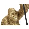 Mauro Ferretti Gorilla lámpara de mesa E14 22.5x16x40 cm oro