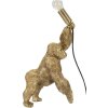Mauro Ferretti Gorilla lámpara de mesa E14 22.5x16x40 cm oro