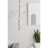 Mauro Ferretti lámpara de techo mono E27 Ø 27x32x60 cm blanco marrón