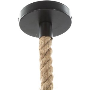 Mauro Ferretti lámpara de techo mono E27 Ø 27x32x60 cm negro marrón