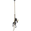 Mauro Ferretti lámpara de techo mono E27 Ø 27x32x60 cm negro marrón