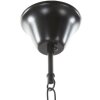 Mauro Ferretti plafón cuerda círculo 6 luces E27 Ø 64x90 cm marrón negro