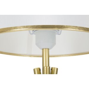 Mauro Ferretti lámpara de mesa Triply E27 Ø 28x57 cm oro blanco