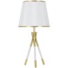 Mauro Ferretti lámpara de mesa Triply E27 Ø 28x57 cm oro blanco