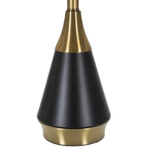 Mauro Ferretti lámpara de mesa Blacky E27 Ø 28x50 cm oro negro