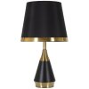 Mauro Ferretti lámpara de mesa Blacky E27 Ø 28x50 cm oro negro