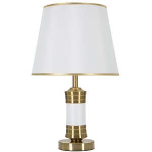 Mauro Ferretti lámpara de mesa Whity E27 Ø 31x52 cm oro blanco