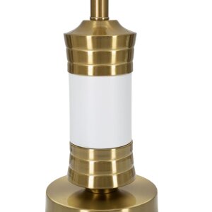 Mauro Ferretti lámpara de mesa Whity E27 Ø 31x52 cm oro blanco