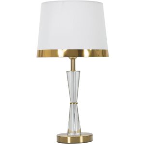 Mauro Ferretti lámpara de mesa Kristal E27 Ø 30x56 cm oro blanco