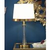 Mauro Ferretti lámpara de mesa Kristal E27 Ø 30x56 cm oro blanco