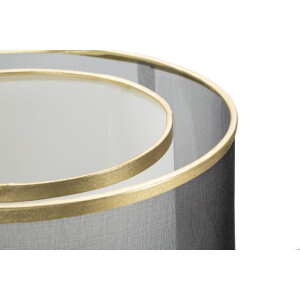 Mauro Ferretti lámpara de mesa niveles E27 Ø 25x48 cm oro negro