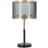 Mauro Ferretti lámpara de mesa niveles E27 Ø 25x48 cm oro negro