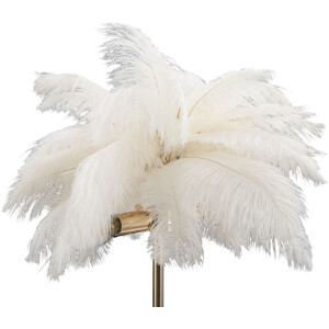 Mauro Ferretti lámpara de mesa palmera 2 luces E14 Ø 40x55 cm oro blanco