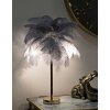 Mauro Ferretti lámpara de mesa palmera 2 luces E14 Ø 55x60 cm gris oro