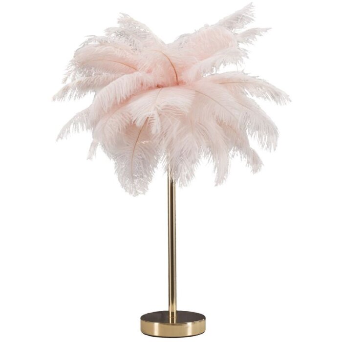 Mauro Ferretti lámpara de mesa palmera 2 luces E14 Ø 40x55 cm oro rosa