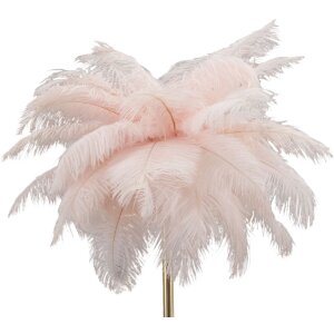 Mauro Ferretti lámpara de mesa palmera 2 luces E14 Ø 40x55 cm oro rosa