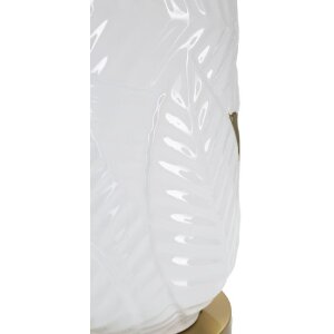 Mauro Ferretti lámpara de mesa cerámica E27 Ø 40x70 cm oro blanco