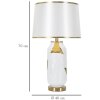 Mauro Ferretti lámpara de mesa cerámica E27 Ø 40x70 cm oro blanco