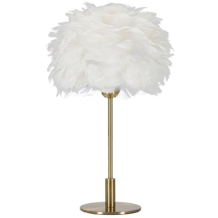 Mauro Ferretti lámpara de mesa bola muelle E27 Ø 30x50 cm oro blanco