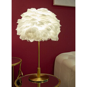 Mauro Ferretti lámpara de mesa bola muelle E27 Ø 30x50 cm oro blanco