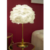 Mauro Ferretti lámpara de mesa bola muelle E27 Ø 30x50 cm oro blanco