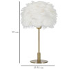 Mauro Ferretti lámpara de mesa bola muelle E27 Ø 30x50 cm oro blanco