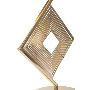 Mauro Ferretti Move lámpara de mesa E27 Ø 30x56 cm oro blanco