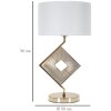 Mauro Ferretti Move lámpara de mesa E27 Ø 30x56 cm oro blanco