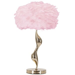 Mauro Ferretti lámpara de mesa slim E27 Ø 40x63 cm oro rosa