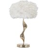 Mauro Ferretti lámpara de mesa slim E27 Ø 40x63 cm oro blanco