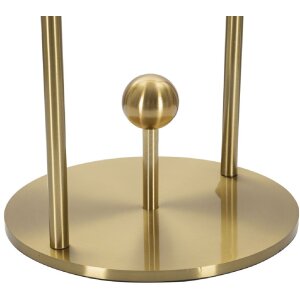 Mauro Ferretti lámpara de mesa Glamy Arc E14 Ø 21x47 cm oro blanco