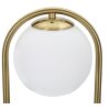 Mauro Ferretti lámpara de mesa Glamy Arc E14 Ø 21x47 cm oro blanco