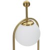 Mauro Ferretti lámpara de mesa Glamy Arc E14 Ø 21x50 cm oro blanco