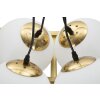 Mauro Ferretti Plafón Japón cuadrado 4 luces E27 45x45x20 cm blanco oro