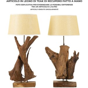 Mauro Ferretti lámpara de mesa Tavolo E27 Ø 35x80 cm marrón