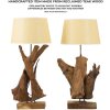 Mauro Ferretti lámpara de mesa Tavolo E27 Ø 35x80 cm marrón