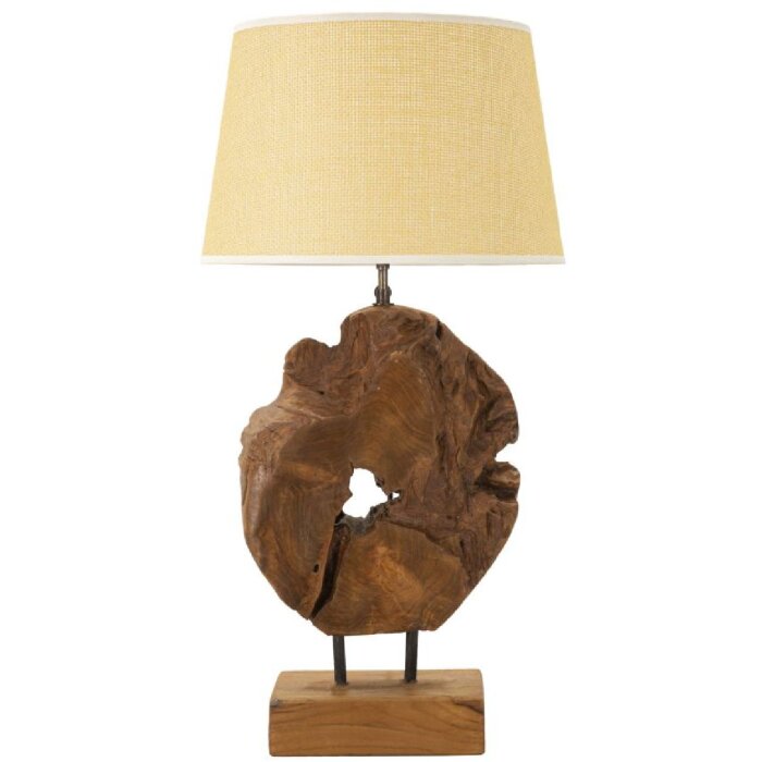 Mauro Ferretti lámpara de mesa Kepala E27 Ø 35x69 cm marrón