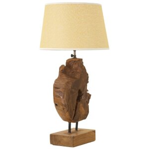 Mauro Ferretti lámpara de mesa Kepala E27 Ø 35x69 cm marrón