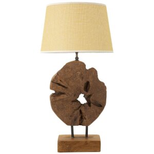 Mauro Ferretti lámpara de mesa Kepala E27 Ø 35x69 cm marrón