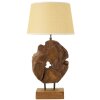 Mauro Ferretti lámpara de mesa Kepala E27 Ø 35x69 cm marrón