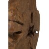 Mauro Ferretti lámpara de mesa Kepala E27 Ø 35x69 cm marrón