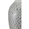 Mauro Ferretti lámpara de mesa wave E27 Ø 35x65 cm blanco plata