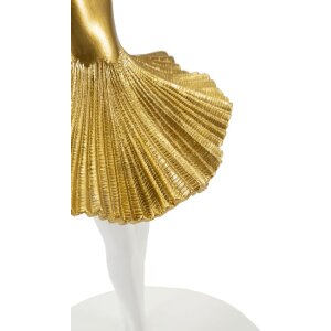 Mauro Ferretti lámpara de mesa bailarina E27 Ø 28x64 cm oro blanco