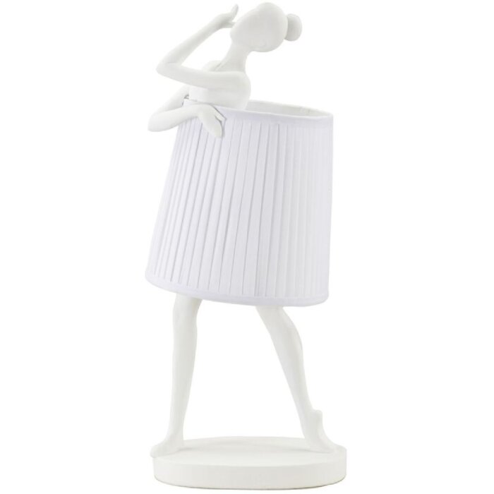 Mauro Ferretti lámpara de mesa Ballet E14 Ø 29x25x62,5 cm blanco