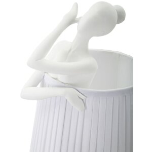 Mauro Ferretti lámpara de mesa Ballet E14 Ø 29x25x62,5 cm blanco