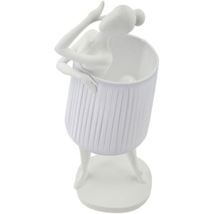 Mauro Ferretti lámpara de mesa Ballet E14 Ø 29x25x62,5 cm blanco