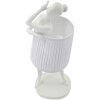 Mauro Ferretti lámpara de mesa Ballet E14 Ø 29x25x62,5 cm blanco